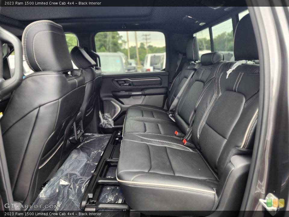 Black Interior Rear Seat for the 2023 Ram 1500 Limited Crew Cab 4x4 #146482819