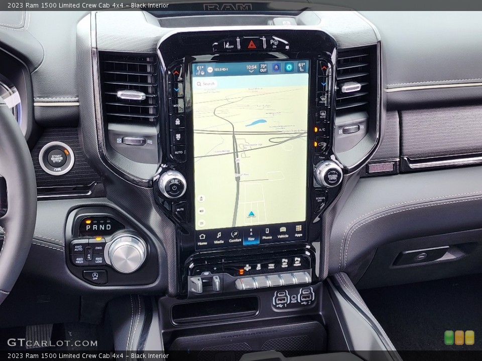 Black Interior Navigation for the 2023 Ram 1500 Limited Crew Cab 4x4 #146482883