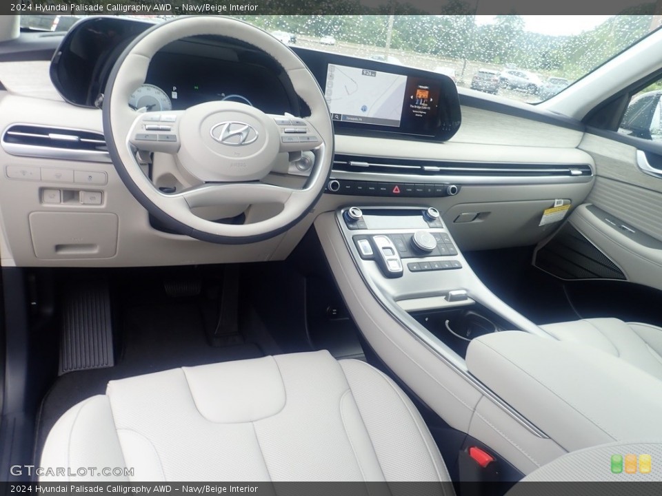 Navy/Beige Interior Photo for the 2024 Hyundai Palisade Calligraphy AWD #146483041