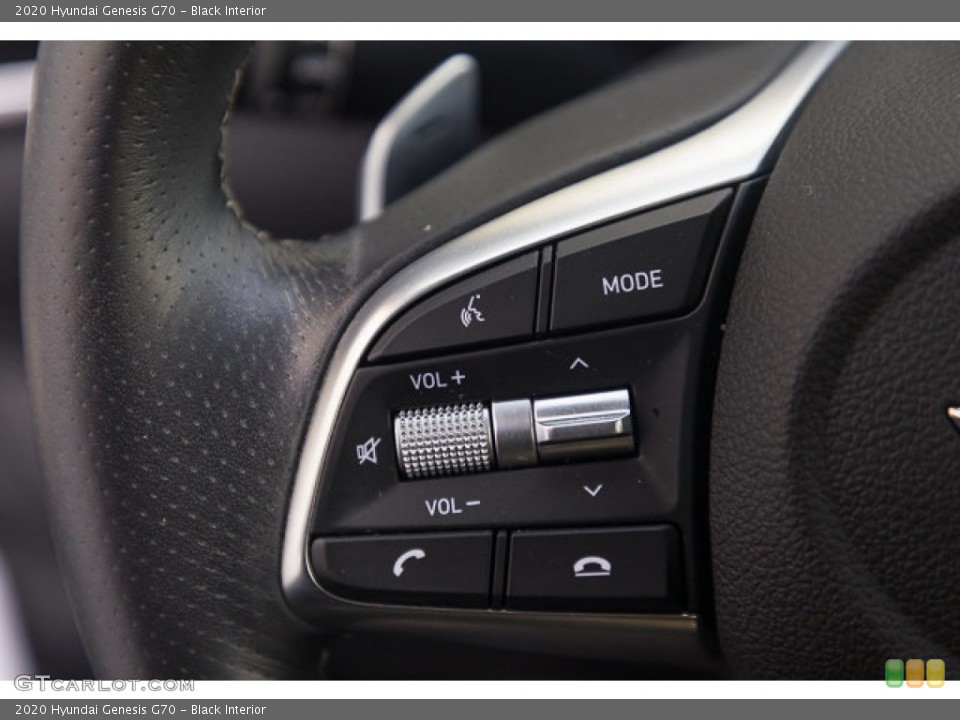 Black Interior Steering Wheel for the 2020 Hyundai Genesis G70 #146483221