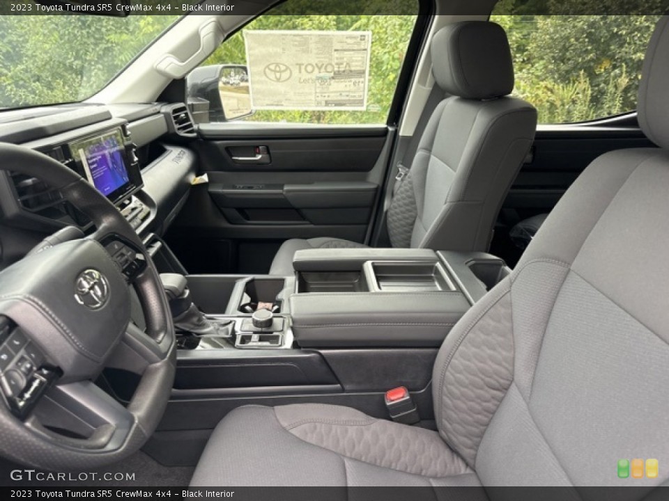 Black Interior Front Seat for the 2023 Toyota Tundra SR5 CrewMax 4x4 #146483231