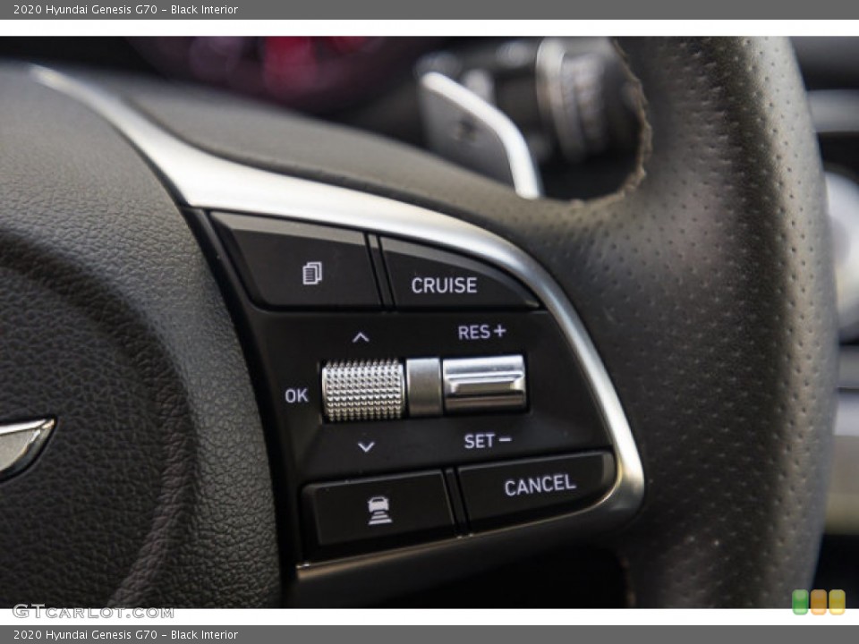 Black Interior Steering Wheel for the 2020 Hyundai Genesis G70 #146483242