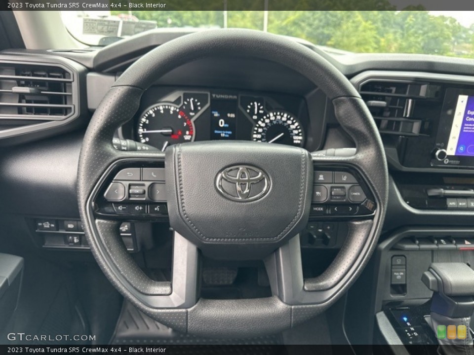 Black Interior Steering Wheel for the 2023 Toyota Tundra SR5 CrewMax 4x4 #146483374