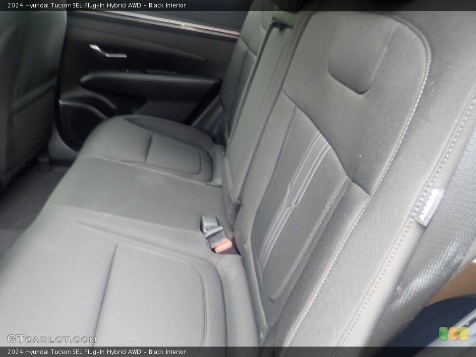 Black Interior Rear Seat for the 2024 Hyundai Tucson SEL Plug-In Hybrid AWD #146483443