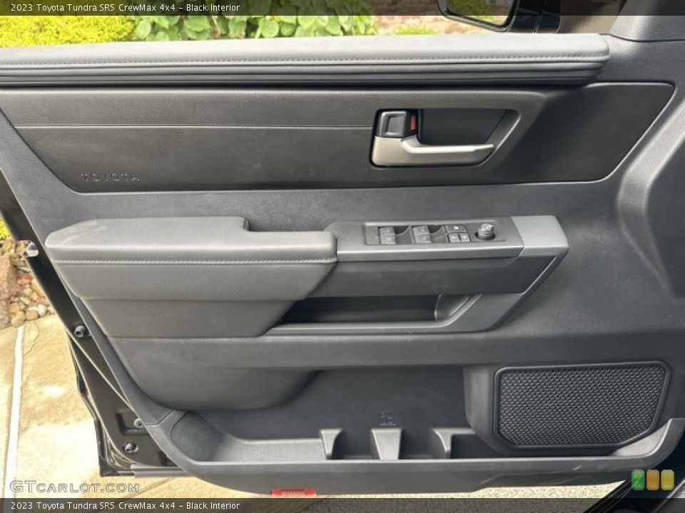 Black Interior Door Panel for the 2023 Toyota Tundra SR5 CrewMax 4x4 #146483557
