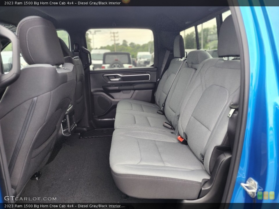 Diesel Gray/Black Interior Rear Seat for the 2023 Ram 1500 Big Horn Crew Cab 4x4 #146483729