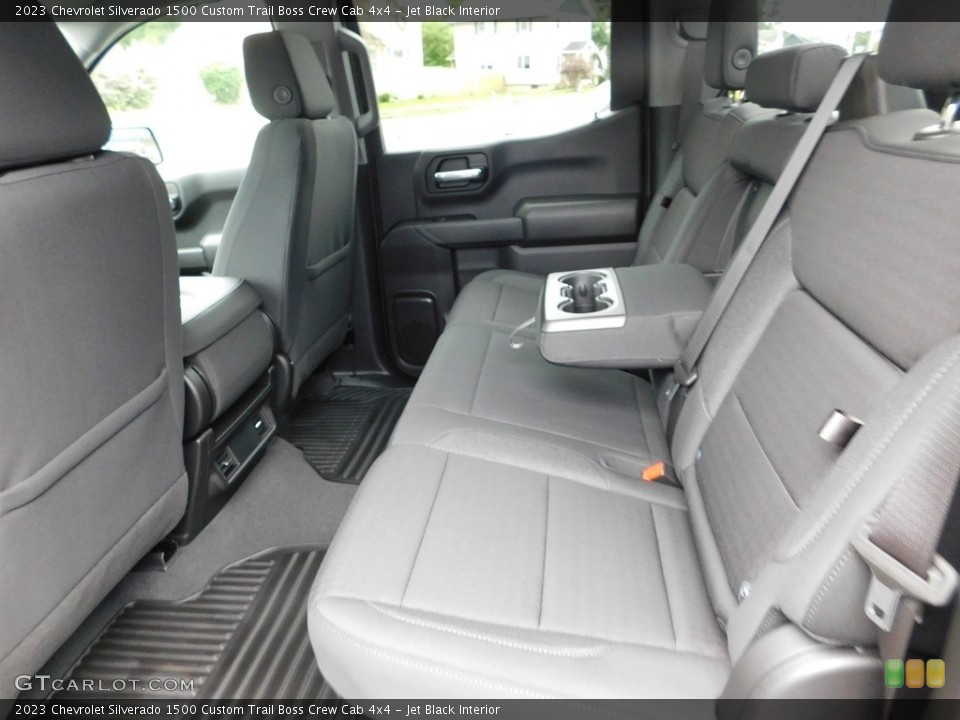 Jet Black Interior Rear Seat for the 2023 Chevrolet Silverado 1500 Custom Trail Boss Crew Cab 4x4 #146483933