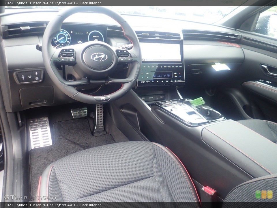 Black Interior Photo for the 2024 Hyundai Tucson N-Line Hybrid AWD #146483943