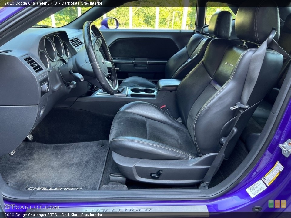 Dark Slate Gray Interior Front Seat for the 2010 Dodge Challenger SRT8 #146484604
