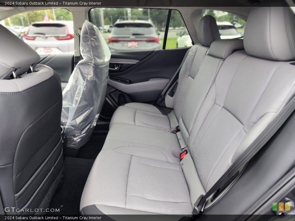 Titanium Gray Interior Rear Seat for the 2024 Subaru Outback Limited #146485354