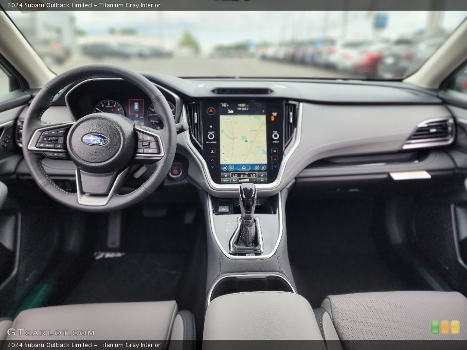 Titanium Gray Interior Dashboard for the 2024 Subaru Outback Limited #146485372