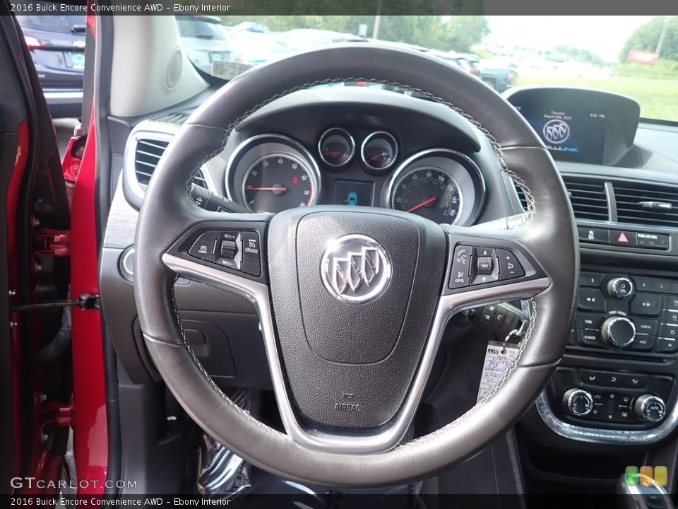 Ebony Interior Steering Wheel for the 2016 Buick Encore Convenience AWD #146485510