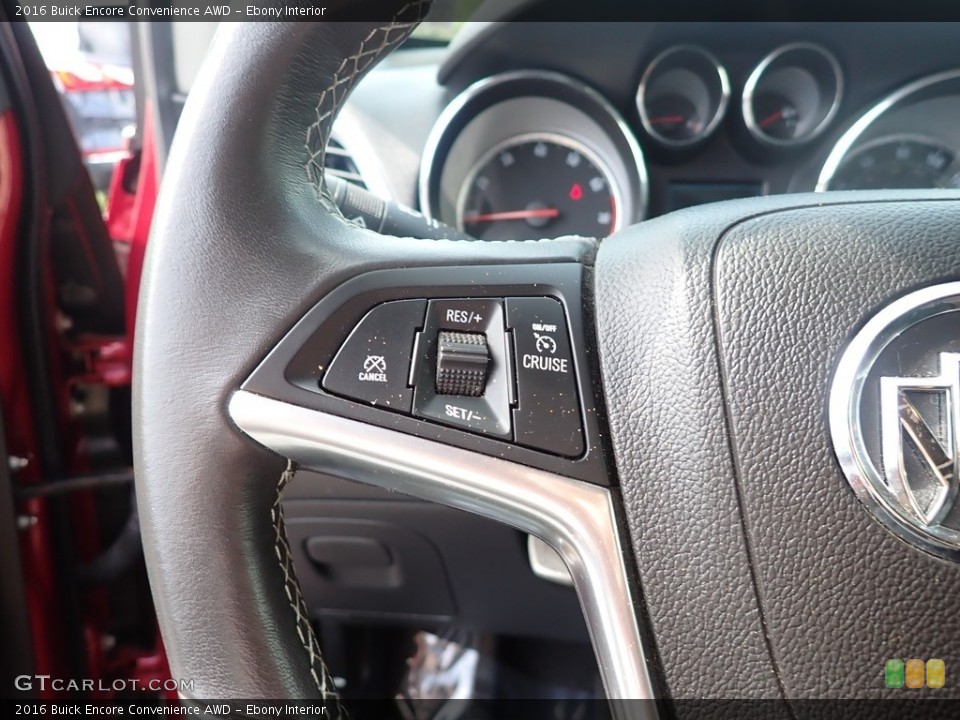 Ebony Interior Steering Wheel for the 2016 Buick Encore Convenience AWD #146485532