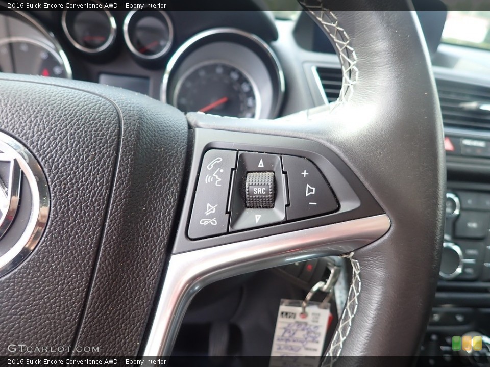 Ebony Interior Steering Wheel for the 2016 Buick Encore Convenience AWD #146485557