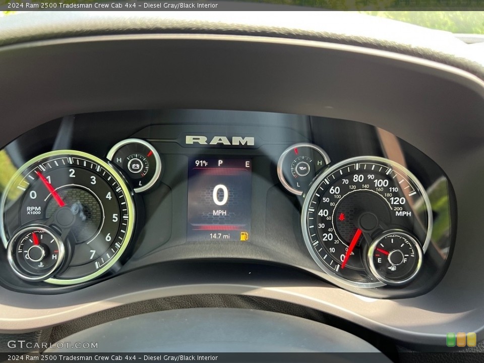 Diesel Gray/Black Interior Gauges for the 2024 Ram 2500 Tradesman Crew Cab 4x4 #146486221