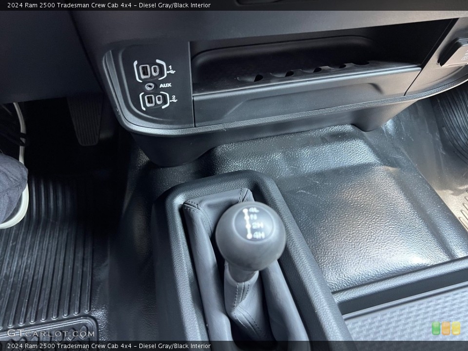 Diesel Gray/Black Interior Controls for the 2024 Ram 2500 Tradesman Crew Cab 4x4 #146486329