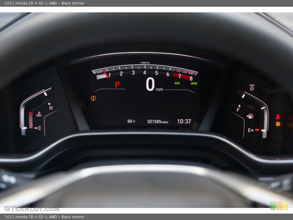 Black Interior Gauges for the 2021 Honda CR-V EX-L AWD #146486746