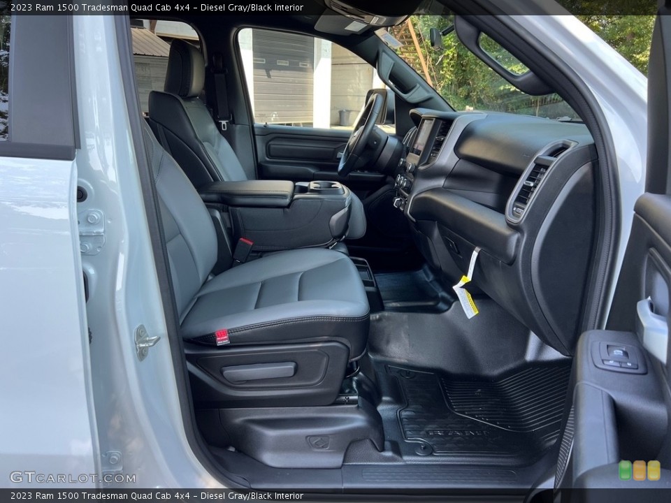 Diesel Gray/Black Interior Front Seat for the 2023 Ram 1500 Tradesman Quad Cab 4x4 #146487484