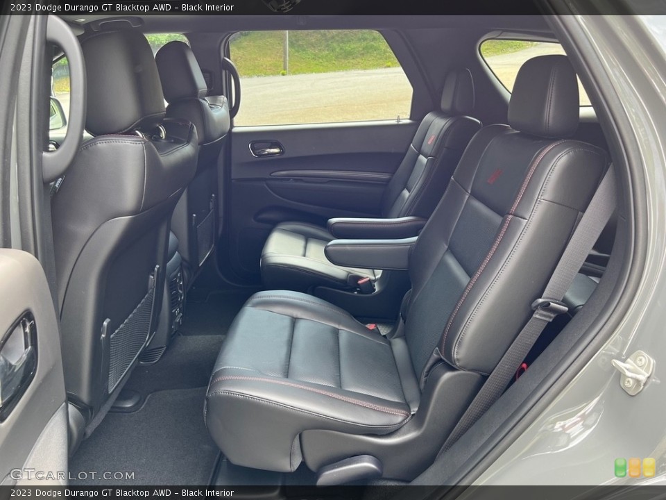 Black Interior Rear Seat for the 2023 Dodge Durango GT Blacktop AWD #146489552