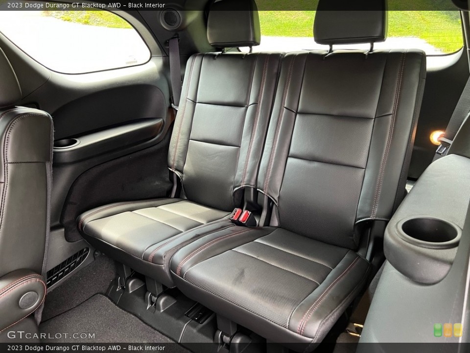 Black Interior Rear Seat for the 2023 Dodge Durango GT Blacktop AWD #146489588