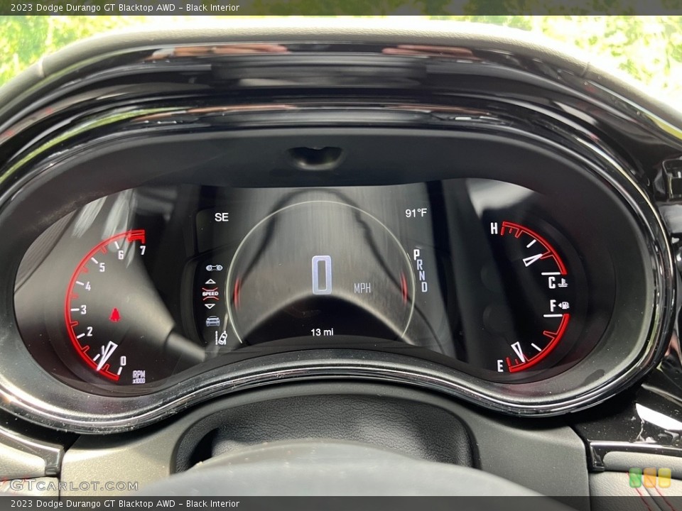 Black Interior Gauges for the 2023 Dodge Durango GT Blacktop AWD #146489698