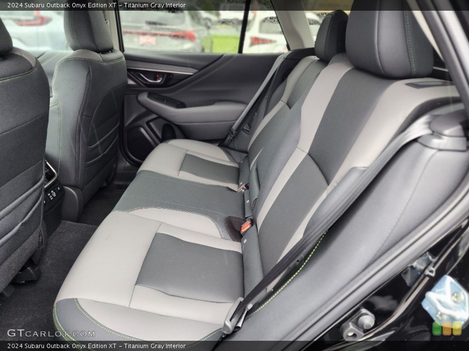 Titanium Gray Interior Rear Seat for the 2024 Subaru Outback Onyx Edition XT #146489777
