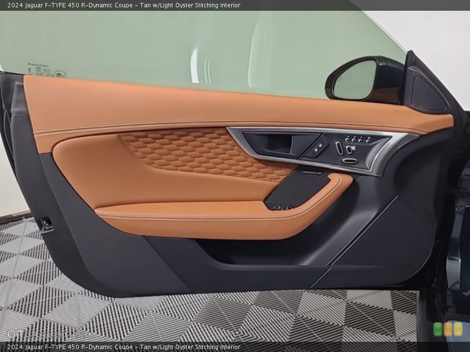 Tan w/Light Oyster Stitching Interior Door Panel for the 2024 Jaguar F-TYPE 450 R-Dynamic Coupe #146489986