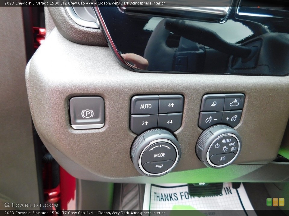 Gideon/Very Dark Atmosphere Interior Controls for the 2023 Chevrolet Silverado 1500 LTZ Crew Cab 4x4 #146490131