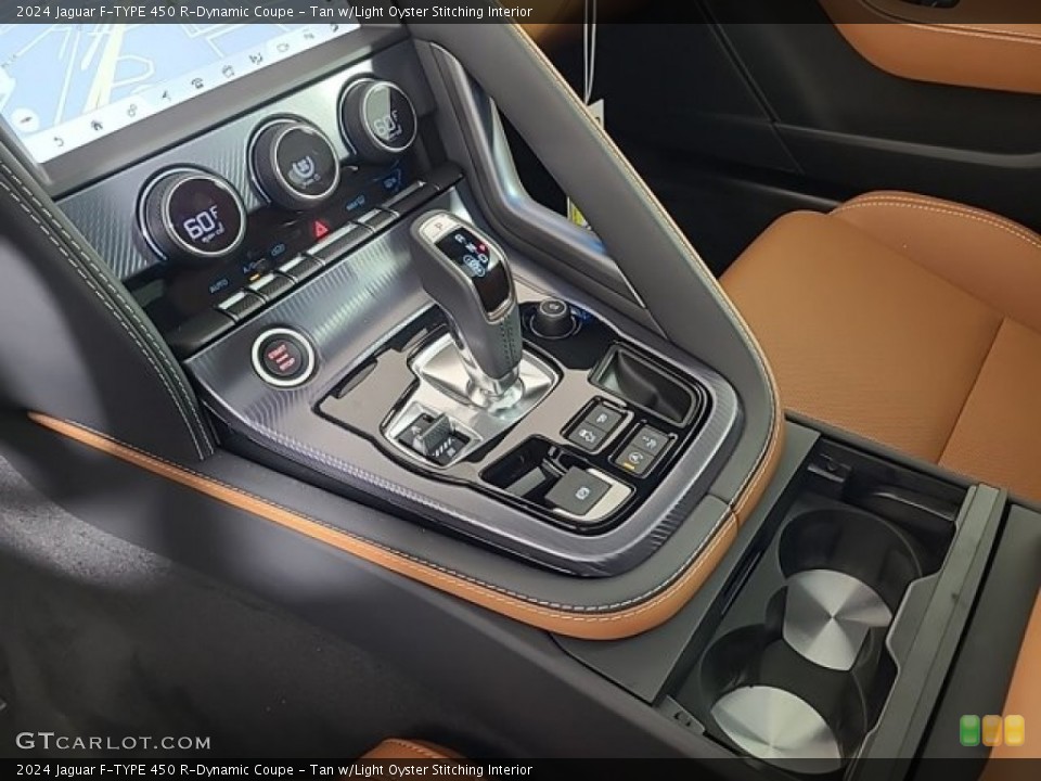 Tan w/Light Oyster Stitching Interior Transmission for the 2024 Jaguar F-TYPE 450 R-Dynamic Coupe #146490219