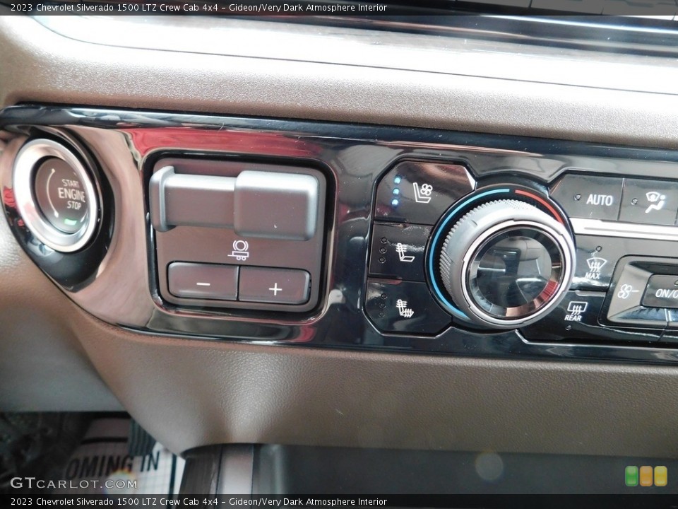 Gideon/Very Dark Atmosphere Interior Controls for the 2023 Chevrolet Silverado 1500 LTZ Crew Cab 4x4 #146490239