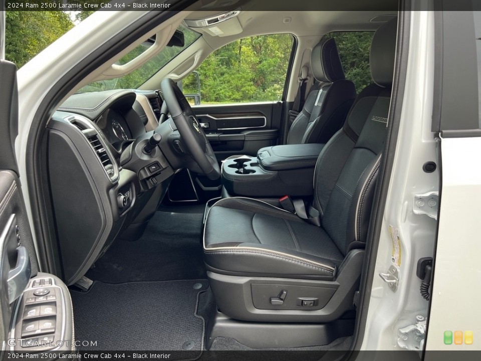 Black Interior Front Seat for the 2024 Ram 2500 Laramie Crew Cab 4x4 #146490670
