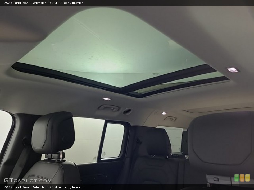 Ebony Interior Sunroof for the 2023 Land Rover Defender 130 SE #146490679