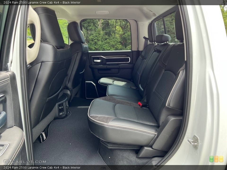 Black Interior Rear Seat for the 2024 Ram 2500 Laramie Crew Cab 4x4 #146490720