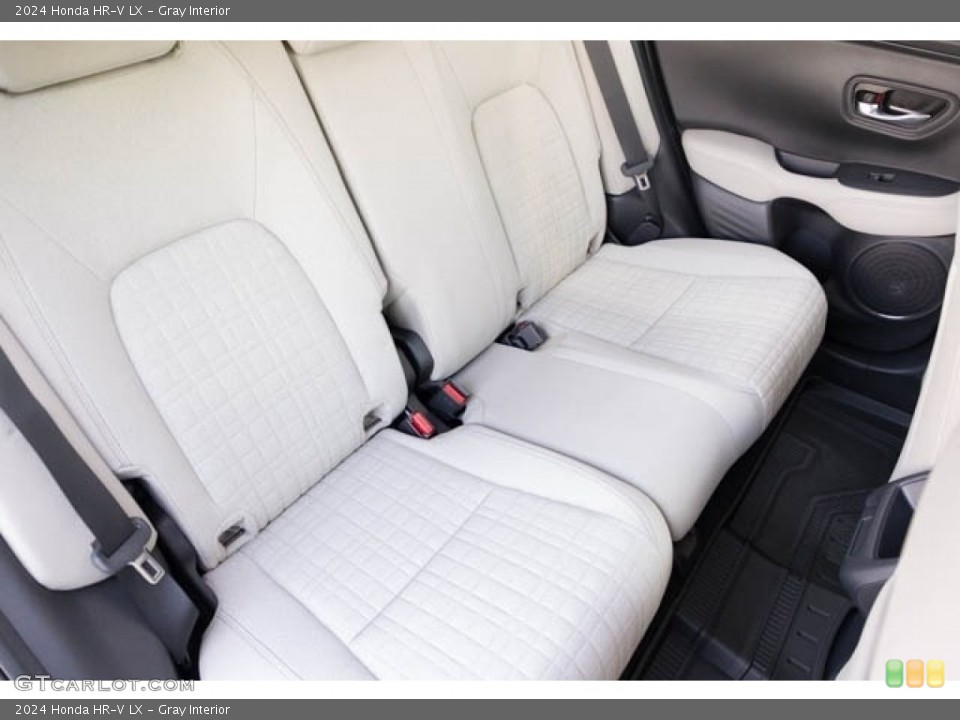 Gray Interior Rear Seat for the 2024 Honda HR-V LX #146491201