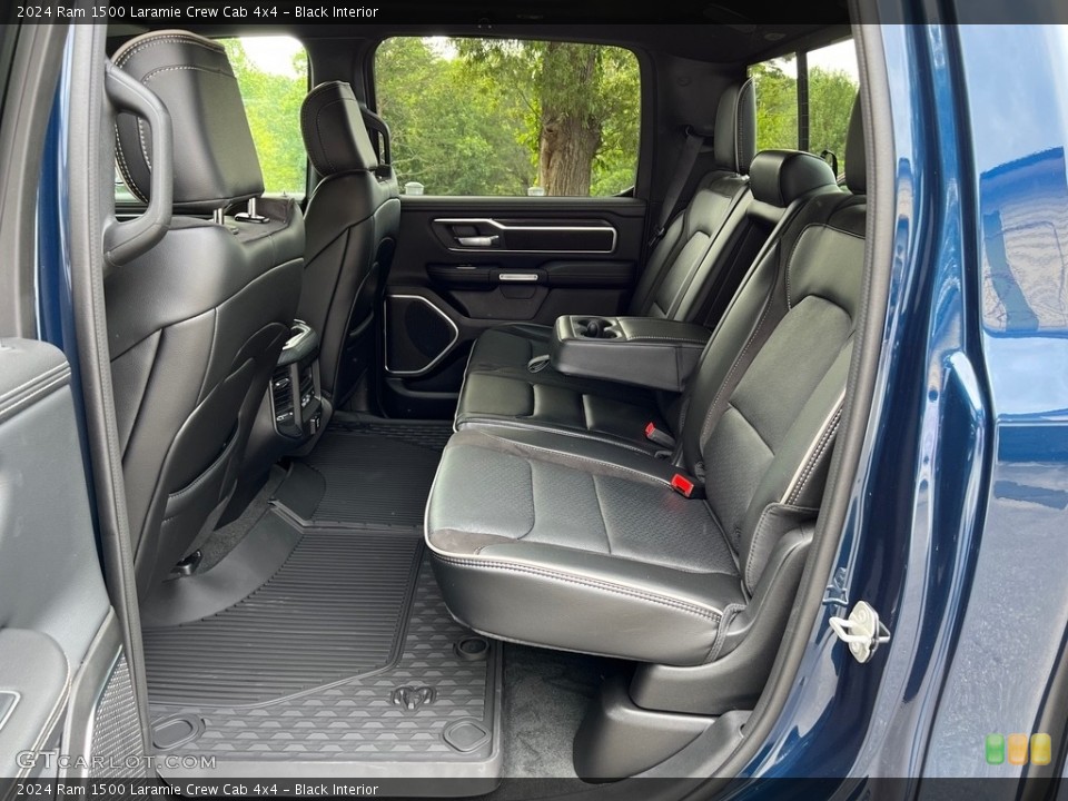 Black Interior Rear Seat for the 2024 Ram 1500 Laramie Crew Cab 4x4 #146491898