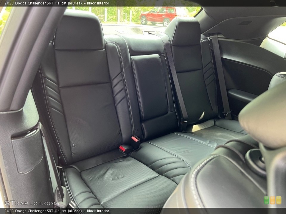 Black Interior Rear Seat for the 2023 Dodge Challenger SRT Hellcat JailBreak #146492139