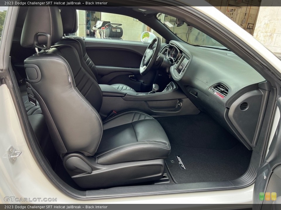 Black Interior Front Seat for the 2023 Dodge Challenger SRT Hellcat JailBreak #146492154