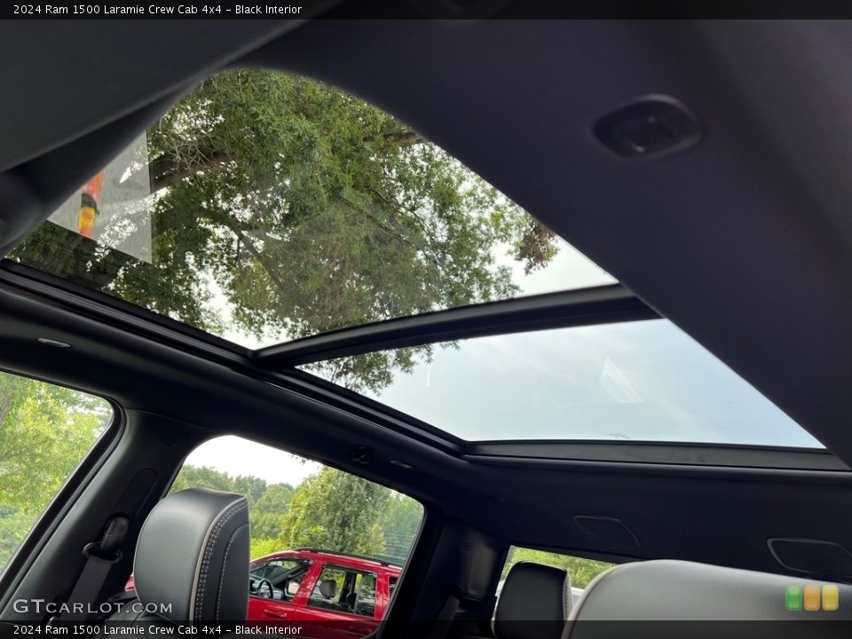 Black Interior Sunroof for the 2024 Ram 1500 Laramie Crew Cab 4x4 #146492166