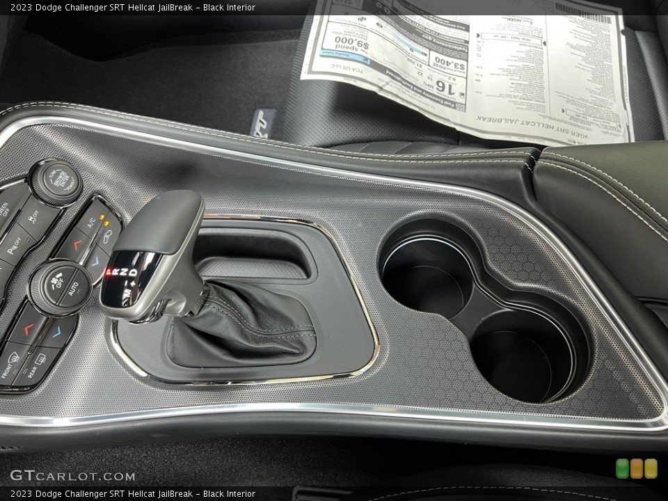 Black Interior Transmission for the 2023 Dodge Challenger SRT Hellcat JailBreak #146492274
