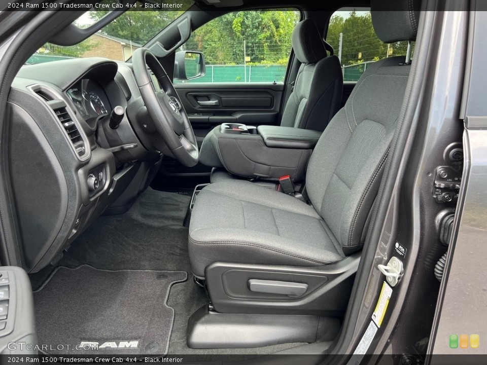 Black Interior Photo for the 2024 Ram 1500 Tradesman Crew Cab 4x4 #146492400