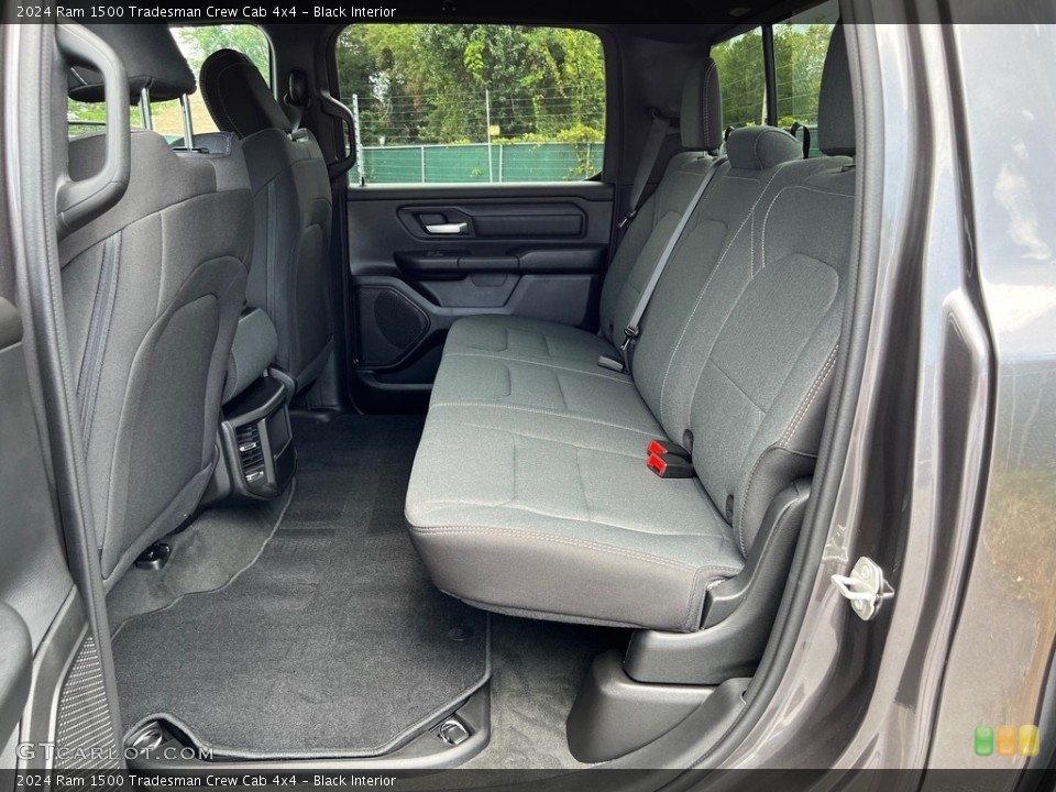 Black Interior Rear Seat for the 2024 Ram 1500 Tradesman Crew Cab 4x4 #146492428