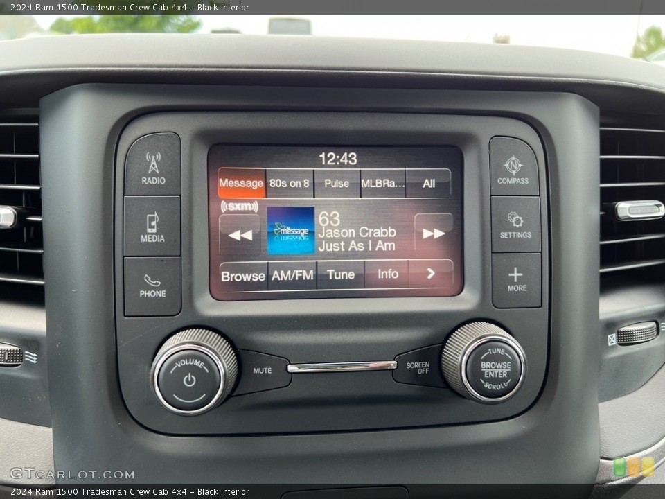 Black Interior Audio System for the 2024 Ram 1500 Tradesman Crew Cab 4x4 #146492536