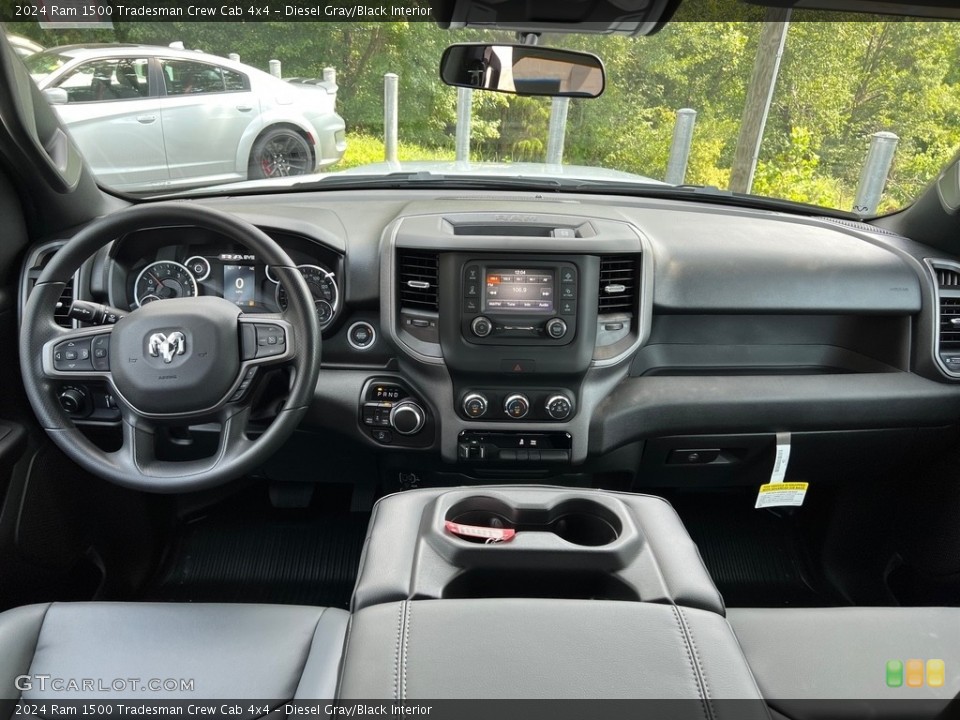 Diesel Gray/Black Interior Photo for the 2024 Ram 1500 Tradesman Crew Cab 4x4 #146492779