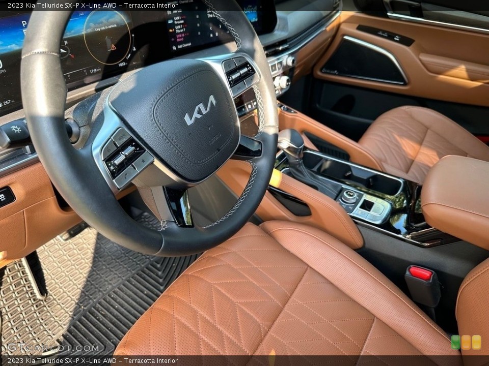 Terracotta Interior Front Seat for the 2023 Kia Telluride SX-P X-Line AWD #146492830