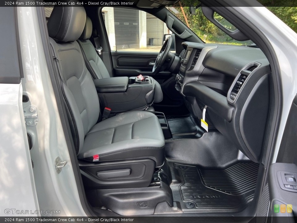 Diesel Gray/Black Interior Front Seat for the 2024 Ram 1500 Tradesman Crew Cab 4x4 #146492857