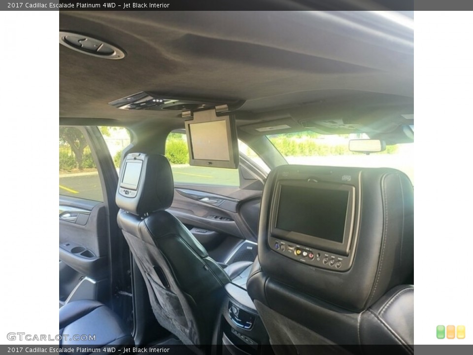 Jet Black Interior Entertainment System for the 2017 Cadillac Escalade Platinum 4WD #146493307