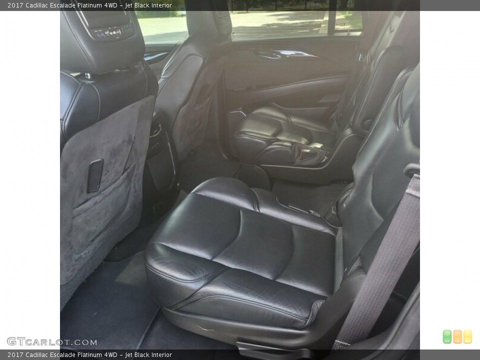 Jet Black Interior Rear Seat for the 2017 Cadillac Escalade Platinum 4WD #146493319