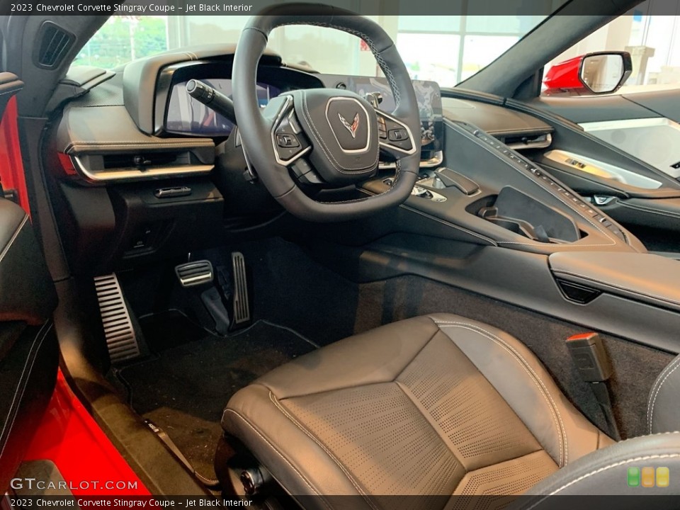 Jet Black Interior Photo for the 2023 Chevrolet Corvette Stingray Coupe #146493496