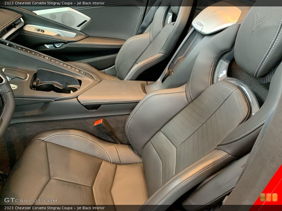 Jet Black Interior Front Seat for the 2023 Chevrolet Corvette Stingray Coupe #146493580