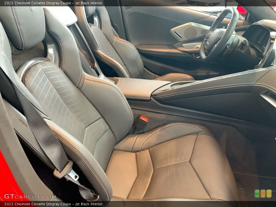 Jet Black Interior Front Seat for the 2023 Chevrolet Corvette Stingray Coupe #146493634